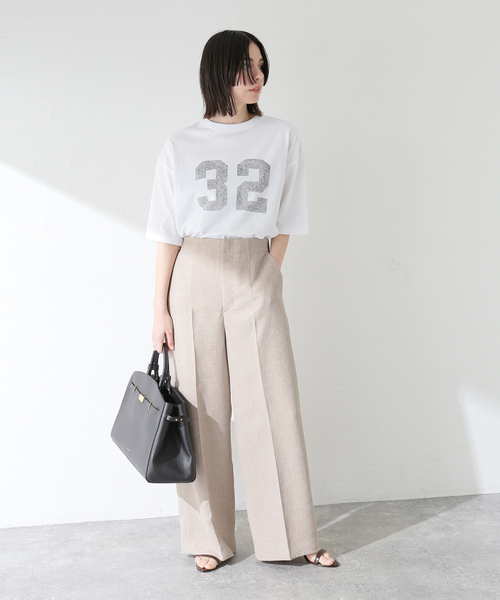 journal standard L'essage(ジャーナルスタンダードレサージュ)の「【32】ピグメントTシャツ(Tシャツ/カットソー・レディース・ホワイト/ブラック/ブルー系その他・FREE)」の17枚目の写真