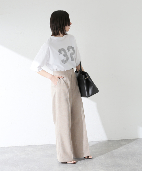 journal standard L'essage(ジャーナルスタンダードレサージュ)の「【32】ピグメントTシャツ(Tシャツ/カットソー・レディース・ホワイト/ブラック/ブルー系その他・FREE)」の18枚目の写真