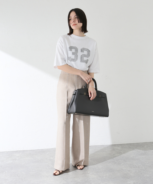 journal standard L'essage(ジャーナルスタンダードレサージュ)の「【32】ピグメントTシャツ(Tシャツ/カットソー・レディース・ホワイト/ブラック/ブルー系その他・FREE)」の19枚目の写真