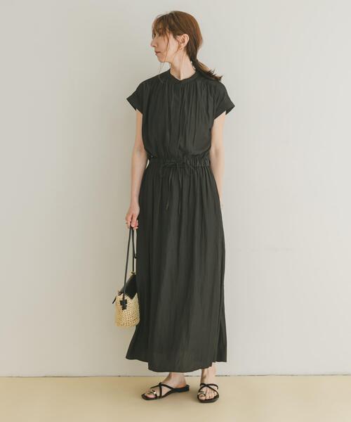 ITEMS URBANRESEARCH(アイテムズ アーバンリサーチ)の「セットアップライクカッセンワンピース(ワンピース・レディース・グレー系その他/ブラック/パープル・FREE)」の10枚目の写真