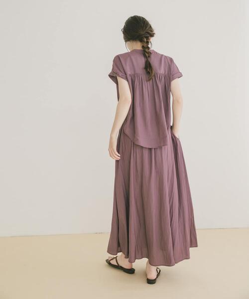 ITEMS URBANRESEARCH(アイテムズ アーバンリサーチ)の「セットアップライクカッセンワンピース(ワンピース・レディース・グレー系その他/ブラック/パープル・FREE)」の18枚目の写真