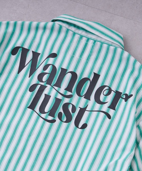 CIAOPANIC TYPY（チャオパニックティピー）の「【KIDS】バックロゴアソートストライプ柄シャツ（シャツ/ブラウス・キッズ・サックスブルー/グリーン/イエロー・MEDIUM/SMALL/XX-LARGE/X-LARGE/LARGE）」の16枚目の写真