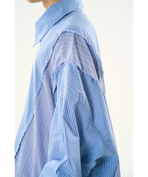 DISCOVERED(ディスカバード)の「DOCKING WIDE LOOPING SHIRTS(シャツ/ブラウス・メンズ・ブルー/ホワイト・SMALL/LARGE)」の9枚目の写真