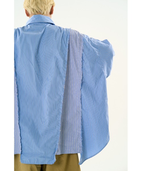 DISCOVERED(ディスカバード)の「DOCKING WIDE LOOPING SHIRTS(シャツ/ブラウス・メンズ・ブルー/ホワイト・SMALL/LARGE)」の11枚目の写真