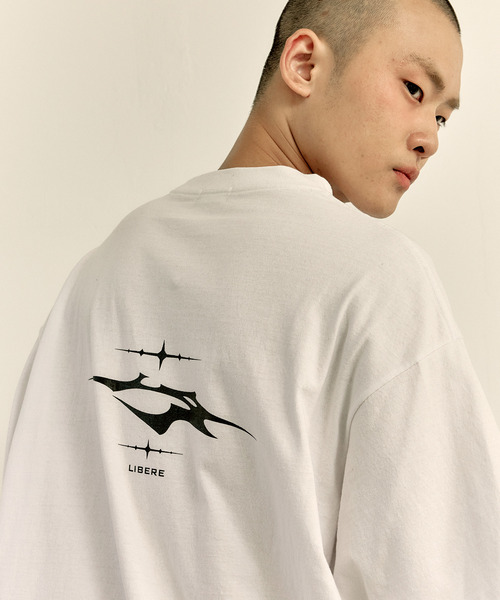 LIBERE リベーレ / LR LOGO T-SHIRT ロゴグラフィックプリントビッグ