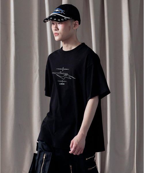 LIBERE リベーレ / LR LOGO T-SHIRT ロゴグラフィックプリントビッグ