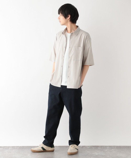 GLOBAL WORK(グローバルワーク)の「アーバンシャツAIR/5分袖/288177(シャツ/ブラウス・メンズ・ブラック/ライトグレー/アイボリー/その他/ホワイト系その他3・SMALL/MEDIUM/LARGE/X-LARGE)」の21枚目の写真