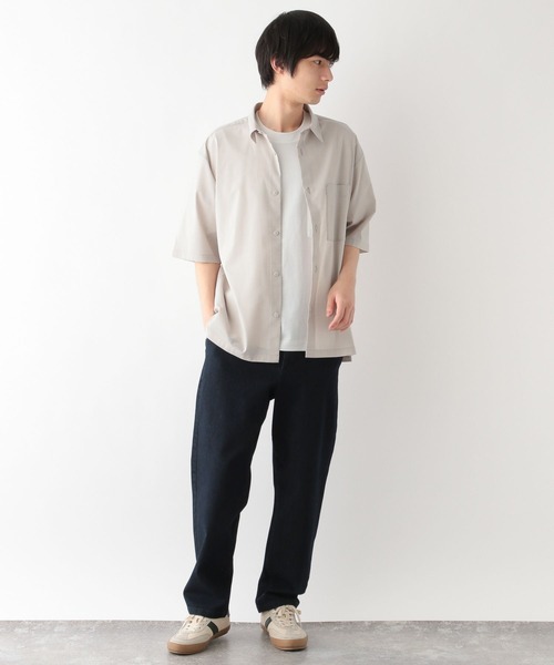 GLOBAL WORK(グローバルワーク)の「アーバンシャツAIR/5分袖/288177(シャツ/ブラウス・メンズ・ブラック/ライトグレー/アイボリー/その他/ホワイト系その他3・SMALL/MEDIUM/LARGE/X-LARGE)」の22枚目の写真