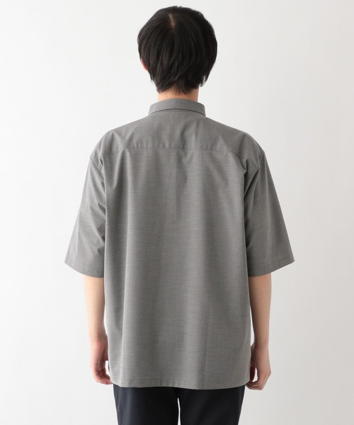 GLOBAL WORK(グローバルワーク)の「アーバンシャツAIR/5分袖/288177(シャツ/ブラウス・メンズ・ブラック/ライトグレー/アイボリー/その他/ホワイト系その他3・SMALL/MEDIUM/LARGE/X-LARGE)」の14枚目の写真