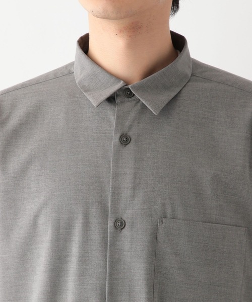 GLOBAL WORK(グローバルワーク)の「アーバンシャツAIR/5分袖/288177(シャツ/ブラウス・メンズ・ブラック/ライトグレー/アイボリー/その他/ホワイト系その他3・SMALL/MEDIUM/LARGE/X-LARGE)」の15枚目の写真