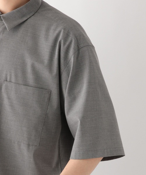 GLOBAL WORK(グローバルワーク)の「アーバンシャツAIR/5分袖/288177(シャツ/ブラウス・メンズ・ブラック/ライトグレー/アイボリー/その他/ホワイト系その他3・SMALL/MEDIUM/LARGE/X-LARGE)」の17枚目の写真