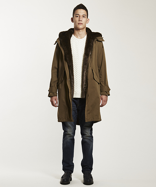 ESTNATION（エストネーション）の「ESTNATION ファーモッズパーカ  