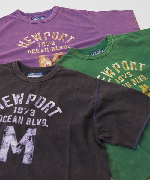 CUBE SUGAR（キューブシュガー）の「トンプキン天竺ケミカル加工ロゴプリントTシャツ（Tシャツ/カットソー・レディース・ブラック/マルチ/ナチュラル/パープル/グリーン・M）」の19枚目の写真