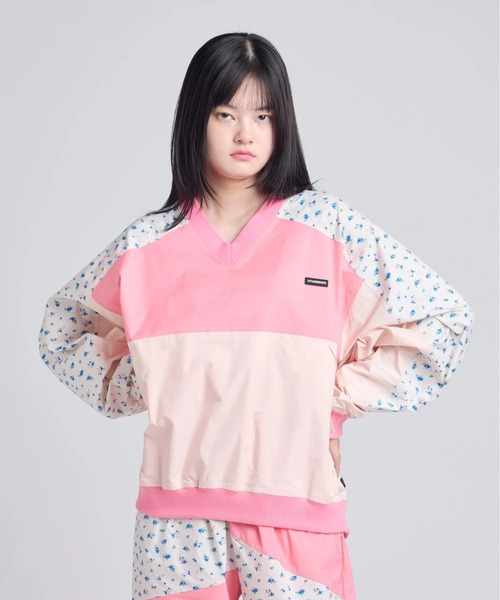 Little sunny bite(リトルサニーバイト)の「littlesunnybite/リトルサニーバイト/nylon top(Tシャツ/カットソー・レディース・ピンク/ブルー/ブラック・S/M)」の1枚目の写真