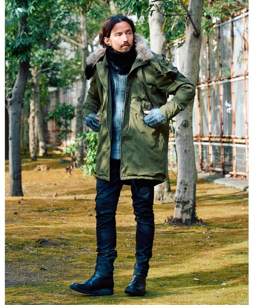 ジャケット・アウター echeveria m65 fishtail parka echeveria waxed M65 fishtail parka サイズ1｜Yahoo!フリマ（旧