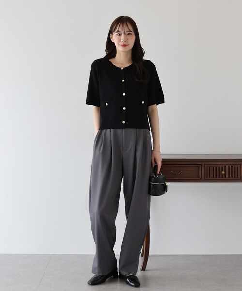 boohoo MAN★半袖 ニット ボタン留め シャツ カーディガン★紺★ メッシュジャガードニットカーディガン｜メンズファッション通販
