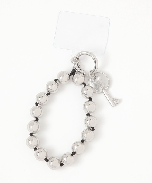 LEPSIM（レプシィム）の「ボールチャームハンドストラップ　328049（キーホルダー・レディース・イエロー/ブラック/ライトピンク・ONE SIZE）」の4枚目の写真