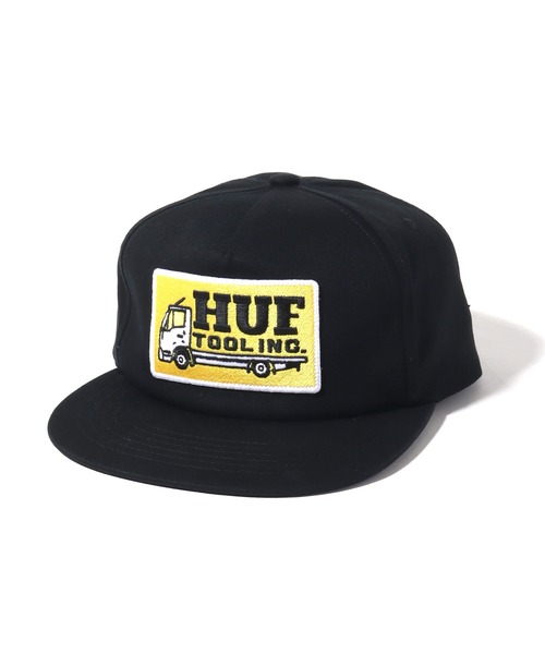 HUF（ハフ）の「【HUF/ハフ】TOOL CO SNAPBACK/フラットバイザーキャップ（キャップ・メンズ・ブラック系その他/ブラック・FREE）」の2枚目の写真