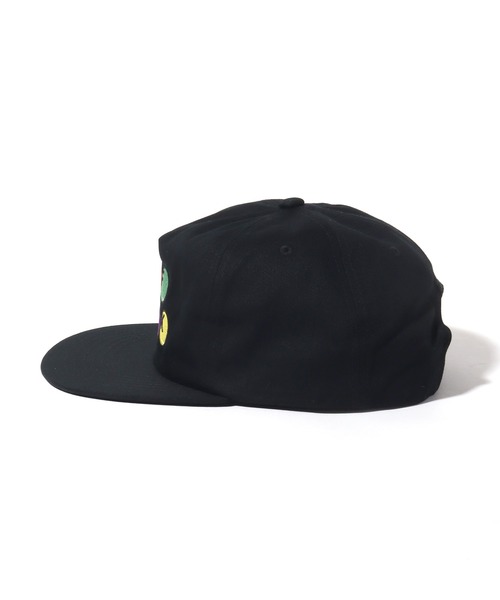 HUF ハフ キャップ STREET CAT SNAPBACK BLACK スナップバック