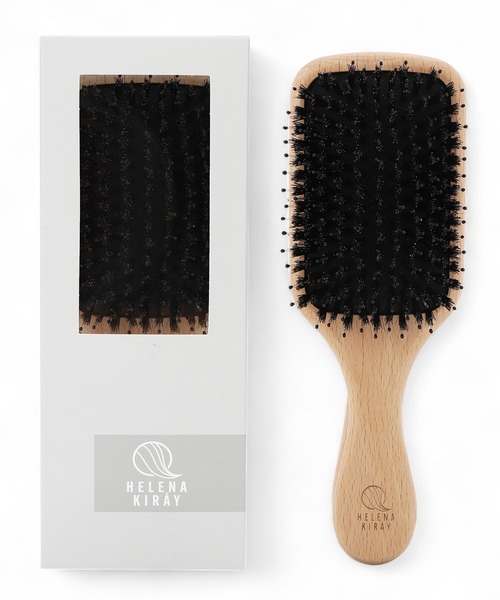 木製ヘアブラシ 平面型 平型ブラシ | SANBI