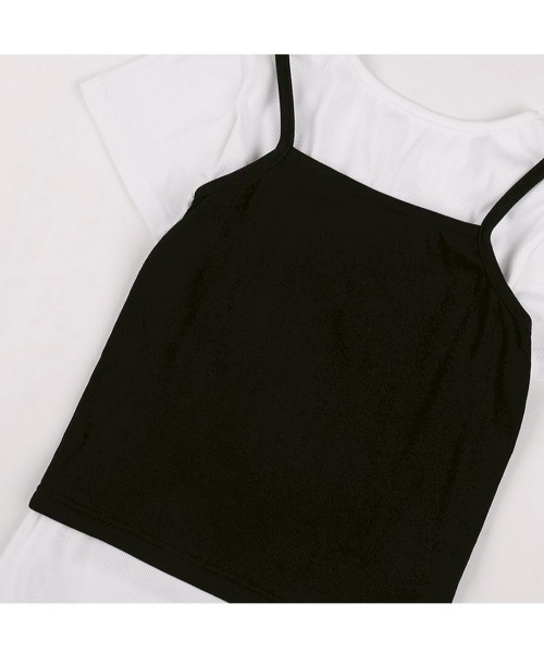 セール】【FANCY CLUB】3-WAY LETTERING CORSAGE TEE（Tシャツ