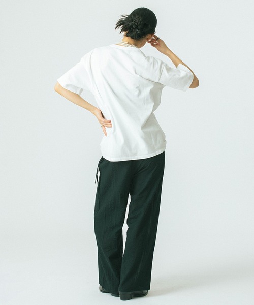 ROSE BUD(ローズバッド)の「(GENE HEAVENS)RAJASTHAN PHOTGRAPH TEE(Tシャツ/カットソー・レディース・ホワイト/ブラック・ONE SIZE)」の11枚目の写真