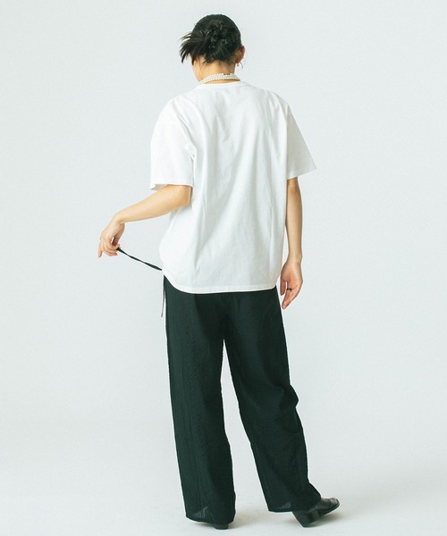 ROSE BUD(ローズバッド)の「(GENE HEAVENS)RAJASTHAN PHOTGRAPH TEE(Tシャツ/カットソー・レディース・ホワイト/ブラック・ONE SIZE)」の12枚目の写真