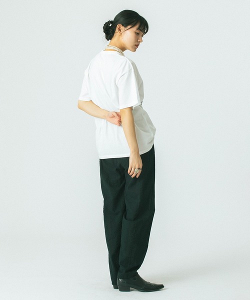 ROSE BUD(ローズバッド)の「(GENE HEAVENS)RAJASTHAN PHOTGRAPH TEE(Tシャツ/カットソー・レディース・ホワイト/ブラック・ONE SIZE)」の13枚目の写真