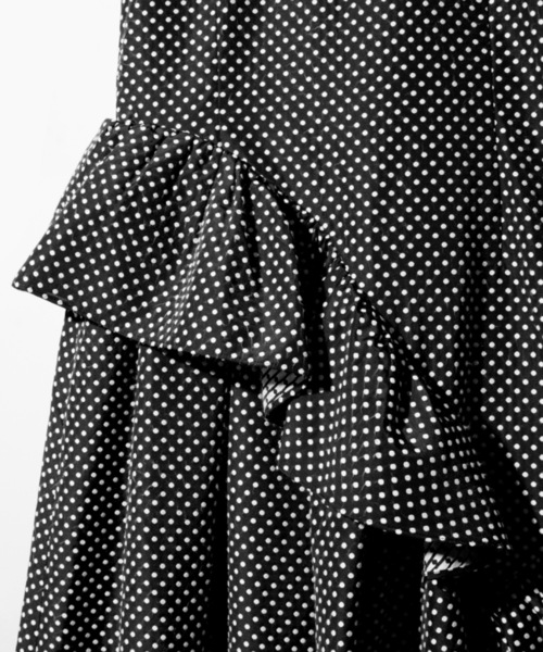 ジャガードフリルドレス（ワンピース）｜Rosy luce（ロージールーチェ