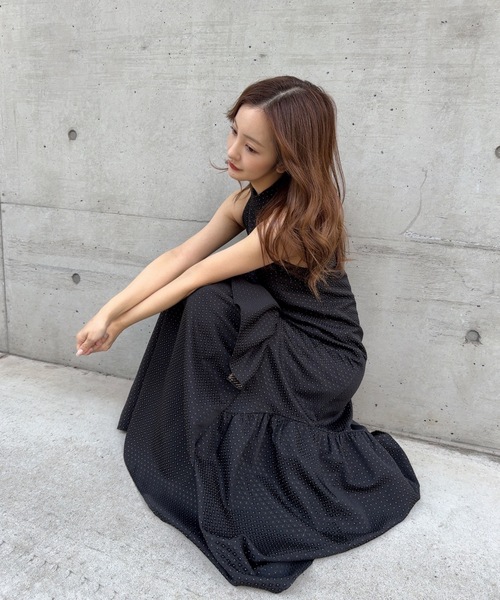 セール】ジャガードフリルドレス（ワンピース）｜Rosy luce（ロージー