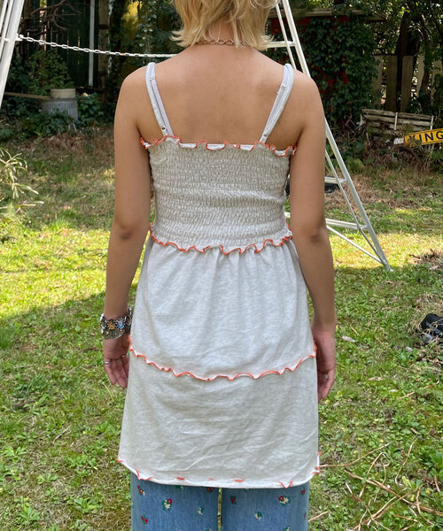 HELLO.SANFRANCISCO（ハローサンフランシスコ）の「【HELLO.SANFRANCISCO/ハローサンフランシスコ】クロシェボレロ付きキャミチュニックワンピ（チュニック・レディース・アイボリー/ブラック・ONE SIZE）」の15枚目の写真