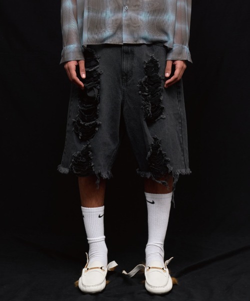 【万能アイテム】Danke Schonダンケシェーン デニムショーツ DANKE SCHON ジーンズ 「WEB＆DEPOT限定」DankeSchon/ダンケ