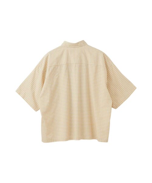 HYSTERIC GLAMOUR（ヒステリックグラマー）の「RUMBLES ワイドレギュラーカラーシャツ（シャツ/ブラウス・メンズ・イエロー系その他/ブルー系その他/ホワイト系その他・SMALL/MEDIUM/LARGE/X-LARGE）」の7枚目の写真
