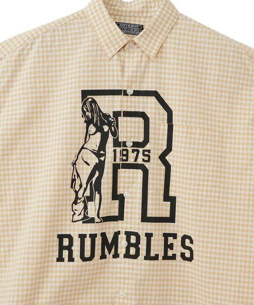 yusa様、専用★☆ヒステリックグラマー　今期ワイドレギュラーカラーシャツ☆★ RUMBLES ワイドレギュラーカラーシャツ|HYSTERIC GLAMOUR MEN