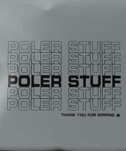 POLeR(ポーラー)の「POLeR/ポーラー HIGH&DRY PVC SACOCHE(ショルダーバッグ・メンズ・ベージュ/グレー・ONE SIZE)」の7枚目の写真