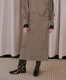 WHYTO.（ホワイト）の「「WHYTO. / ホワイト」グリッタースウェットスカート（スカート）」