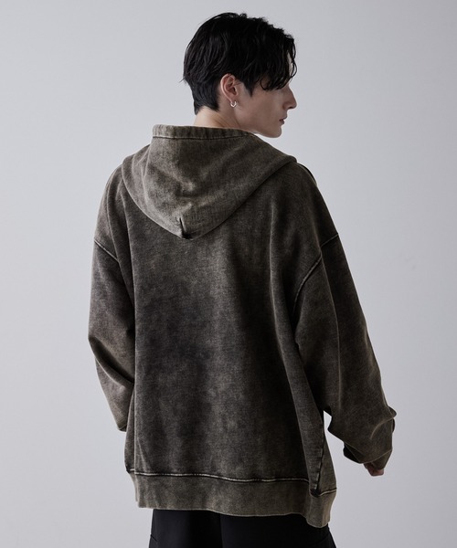 CLEL ブラウン系 パーカー 新品未使用】 CLEL パーカー ブラウン系(ヴィンテージブラウン