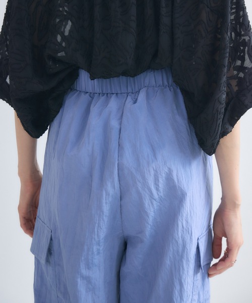 KATHARINE ROSS（キャサリンロス）の「【KATHARINE ROSS】ナイロンワッシャーカーゴパンツ（カーゴパンツ・レディース・ブラック/ブルーグレー・MEDIUM）」の14枚目の写真