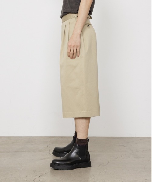 marka（マーカ）の「TWO TUCK CROPPED TROUSERS（スラックス・メンズ・ブラック/ベージュ・1/2）」の11枚目の写真