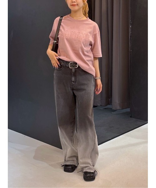 AZUL by moussy(アズールバイマウジー)の「【サイズ,身長別画像あり】AZUL DENIM グラデーションワイドデニム(デニムパンツ・レディース・ブラック・SMALL/MEDIUM)」の17枚目の写真