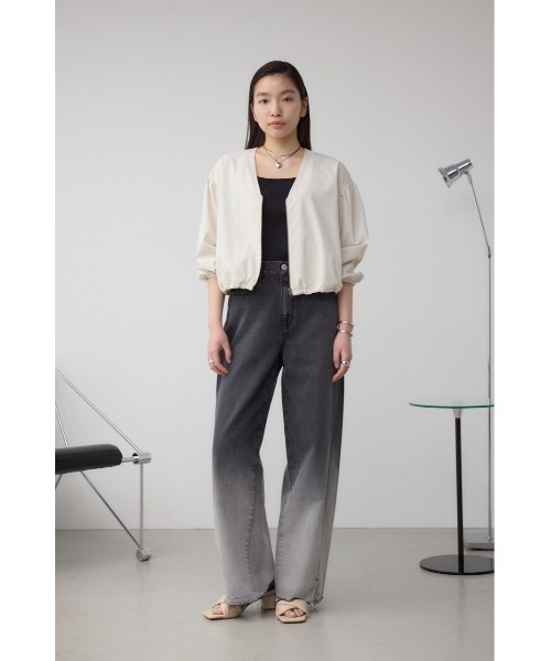 AZUL by moussy（アズールバイマウジー）の「【サイズ,身長別画像あり】AZUL DENIM グラデーションワイドデニム　春服　夏服　秋服　体系カバー　動画あり（デニムパンツ・レディース・ブラック・SMALL/MEDIUM）」の21枚目の写真