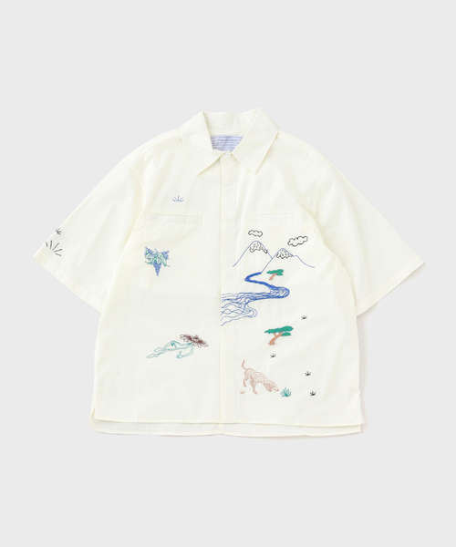 JOURNAL STANDARD(ジャーナルスタンダード)の「JUNGLES Good Thoughts Button Up(シャツ/ブラウス・メンズ・ホワイト系その他・MEDIUM/LARGE)」の1枚目の写真