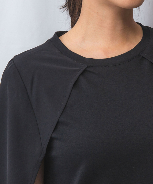 セール】【NARACAMICIE】マントデザインカットソー（Tシャツ