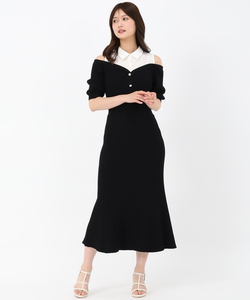 専用絶対厳禁♥Radyシャツニットワンピースその他含め２点セット新品未使用未開封 セール】2025春夏新作 シャツレイヤードケーブルニット