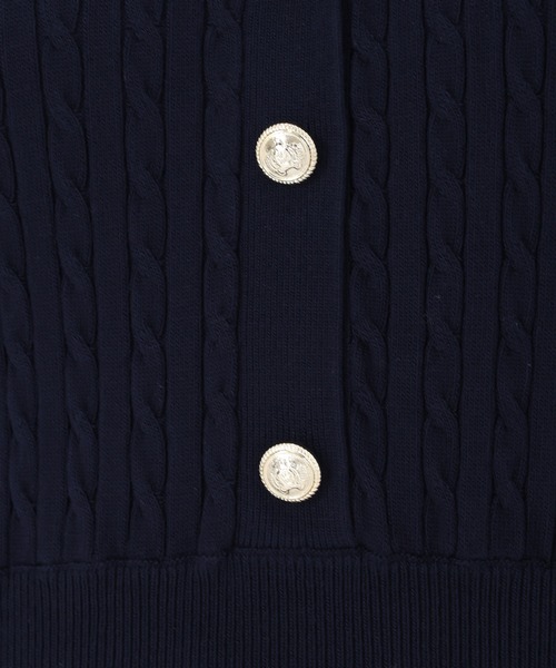 セール】2025春夏新作 シャツレイヤードケーブルニットワンピース