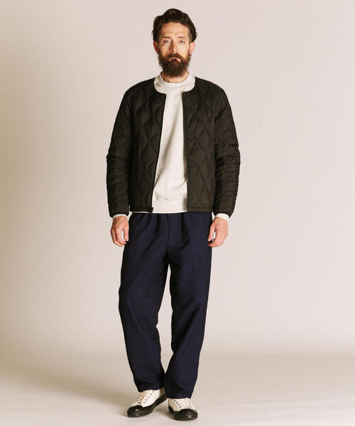 schott(ショット)の「Schott/ショット/xTAION/×タイオン/INNER DOWN JKT/インナー ダウンジャケット(ダウンジャケット/コート・メンズ・ブラック/ベージュ・MEDIUM/LARGE/X-LARGE/XX-LARGE)」の7枚目の写真