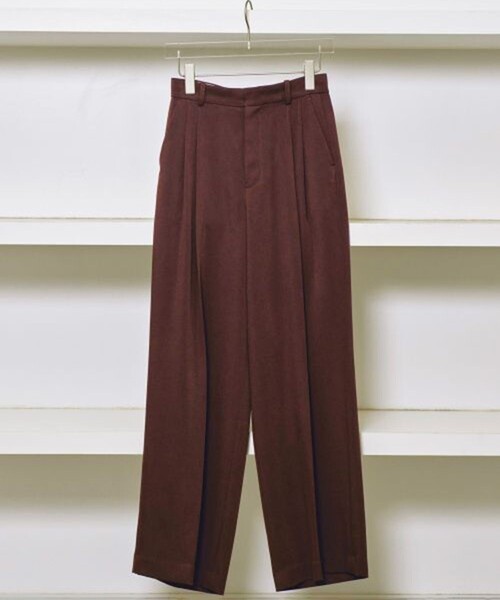 TODAYFUL/トゥデイフル】Tuck Wide Trousers/タックワイド