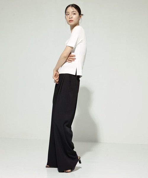 TODAYFUL/トゥデイフル】Tuck Wide Trousers/タックワイド