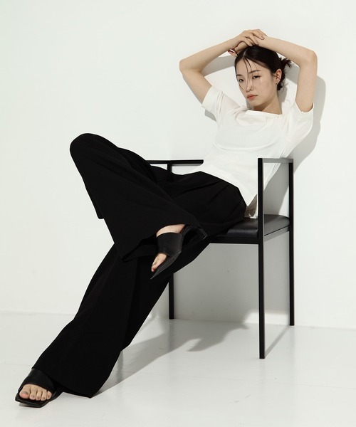 TODAYFUL/トゥデイフル】Tuck Wide Trousers/タックワイド