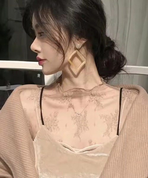 NOLITA LABORATORY(ノリータラボラトリー)の「【 NOLITA / ノリータ 】シアー レース インナー ブラウス カットソー(Tシャツ/カットソー・レディース・アイボリー/ブラック/ベージュ/コーラル・MEDIUM)」の13枚目の写真
